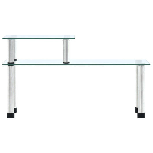 Mensola da Cucina Trasparente 45x16x26 cm in Vetro Temperato 249523