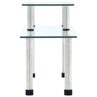 Mensola da Cucina Trasparente 45x16x26 cm in Vetro Temperato 249523