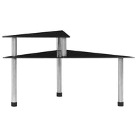 Mensola da Cucina Nera 49,5x35x26 cm in Vetro Temperato 249526