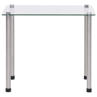 Tavolini Impilabili 3 pz in Vetro Temperato Trasparente 249528