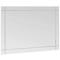 Specchio da Parete-Specchio a Muro-Specchio Decorativo 60x50 cm in Vetro