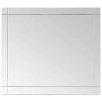 Specchio da Parete-Specchio a Muro-Specchio Decorativo 100x60 cm in Vetro