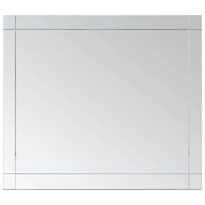 Specchio da Parete-Specchio a Muro-Specchio Decorativo 100x60 cm in Vetro