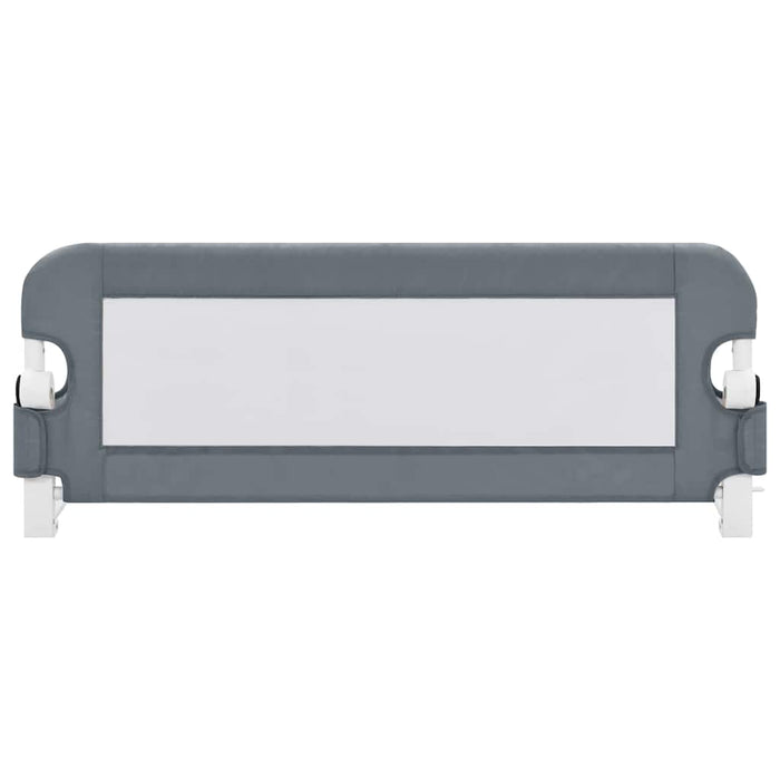 Sponde Letto di Sicurezza Bambini Grigio 102x42cm Poliestere 10166
