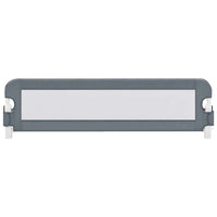 Sponde Letto di Sicurezza Bambini Grigio 150x42cm in Poliestere