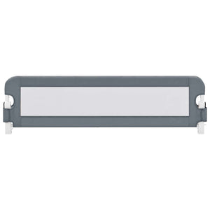 Sponde Letto di Sicurezza Bambini Grigio 150x42cm in Poliestere 10167