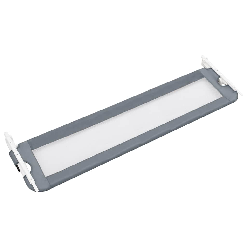Sponde Letto di Sicurezza Bambini Grigio 150x42cm in Poliestere 10167