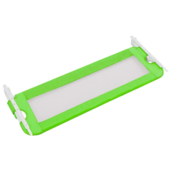 Sponde Letto di Sicurezza Bambini Verde 120x42cm Poliestere 10168