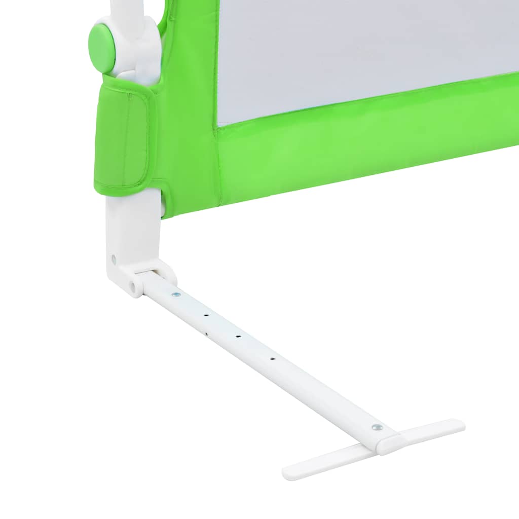 Sponde Letto di Sicurezza Bambini Verde 120x42cm Poliestere 10168
