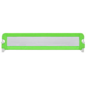Sponde Letto di Sicurezza Bambini Verde 180x42cm Poliestere 10169