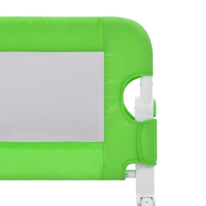 Sponde Letto di Sicurezza Bambini Verde 180x42cm Poliestere 10169