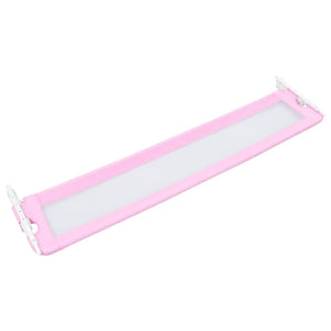 Sponde Letto di Sicurezza per Bambini Rosa 180x42cm Poliestere