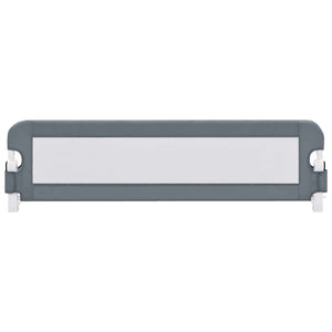 Sponde Letto di Sicurezza Bambini Grigio 120x42cm Poliestere 10176