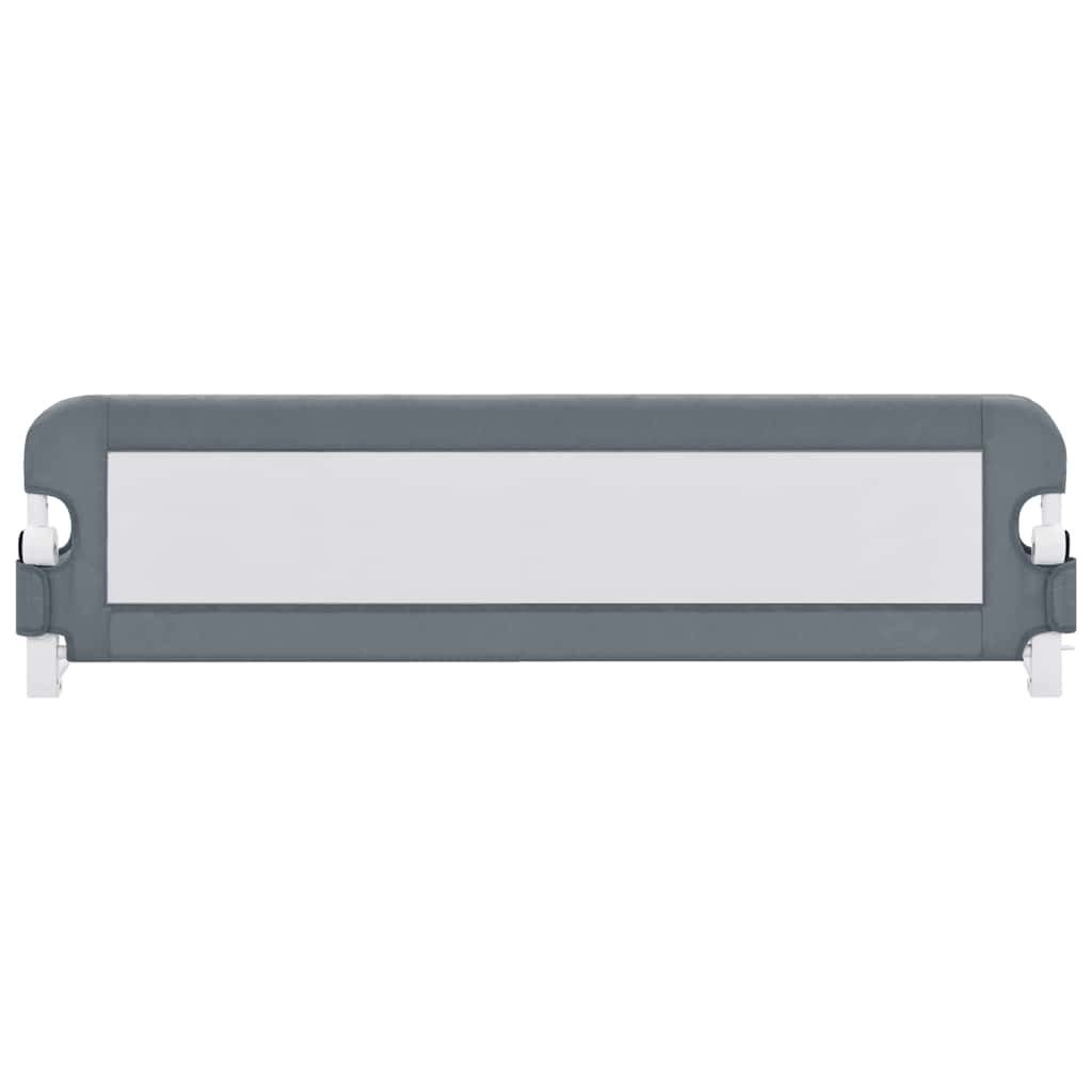 Sponde Letto di Sicurezza Bambini Grigio 120x42cm Poliesterecod mxl 78986