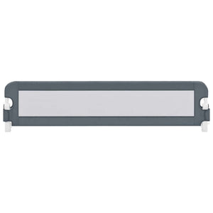 Sponde Letto di Sicurezza Bambini Grigio 180x42cm Poliestere 10177