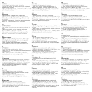 Sponde Letto di Sicurezza Bambini Grigio 180x42cm Poliestere 10177