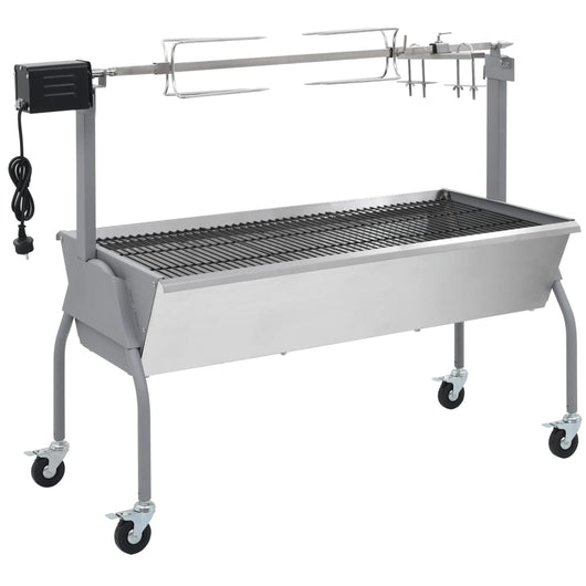 Barbecue XL a carbone con griglia e girarrosto elettrico cod mxl 11634