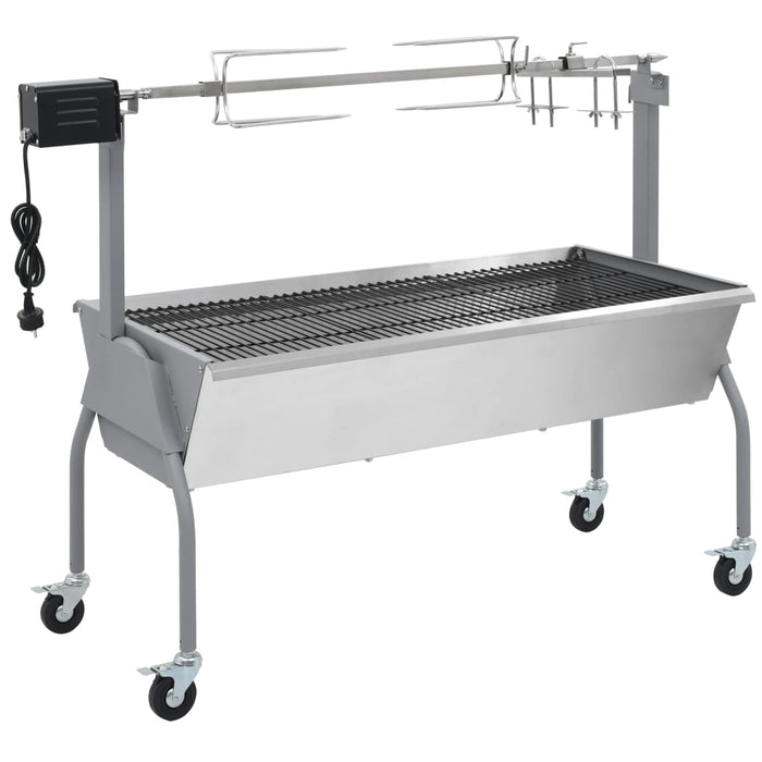 Barbecue XL a carbone con griglia e girarrosto elettrico cod mxl 11634