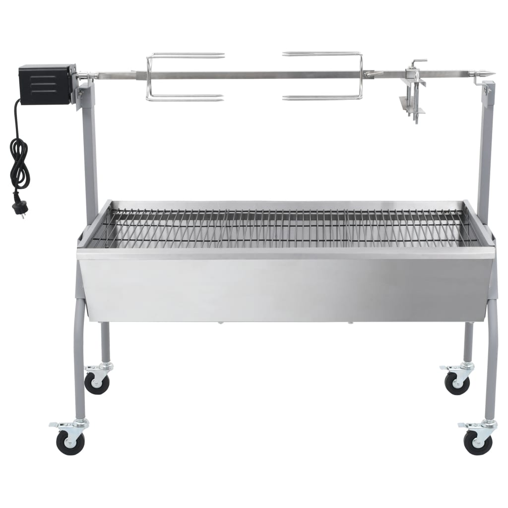 Barbecue XL a carbone con griglia e girarrosto elettrico cod mxl 11634