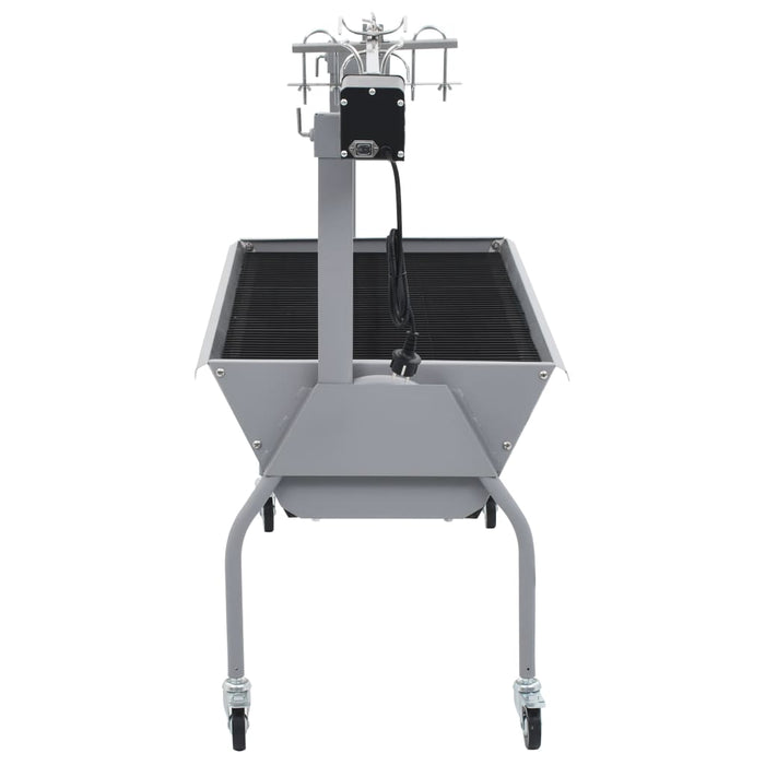 Barbecue XL a carbone con griglia e girarrosto elettrico cod mxl 11634