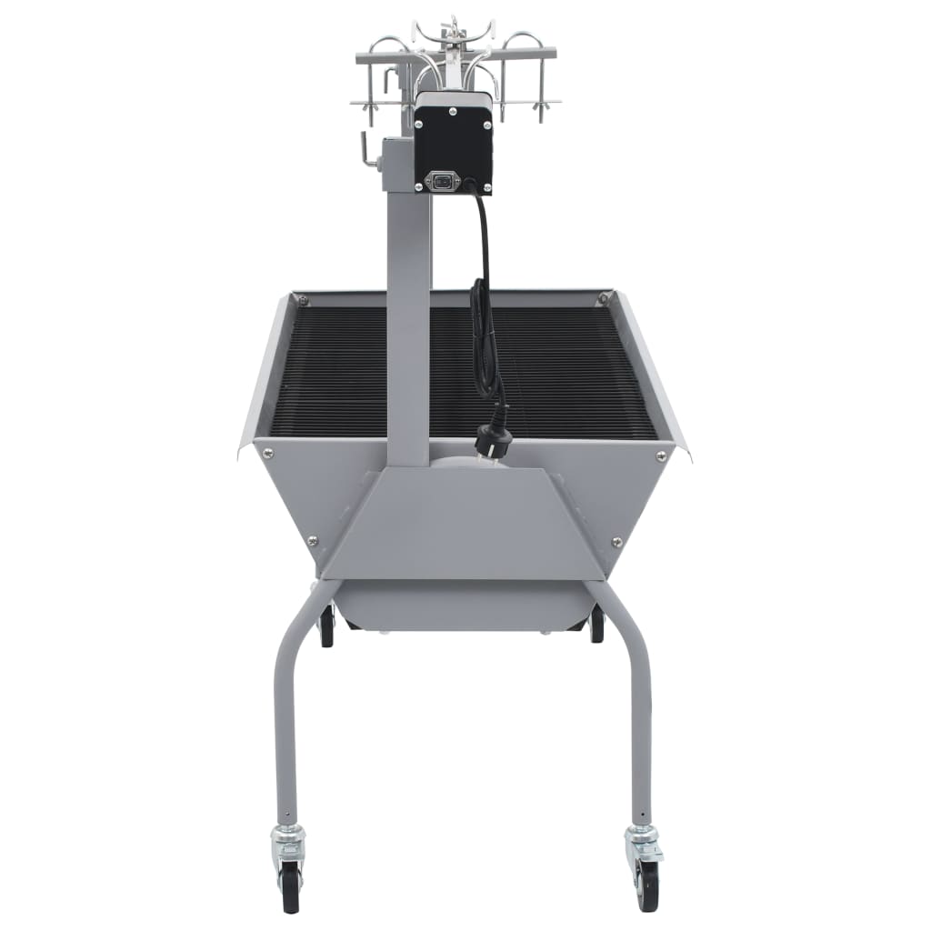 Barbecue XL a carbone con griglia e girarrosto elettrico 40236