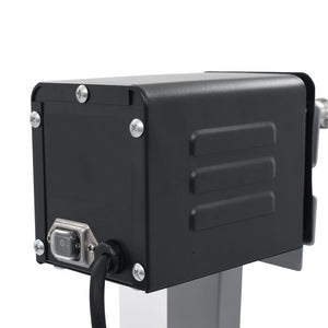 Barbecue XL a carbone con griglia e girarrosto elettrico 40236