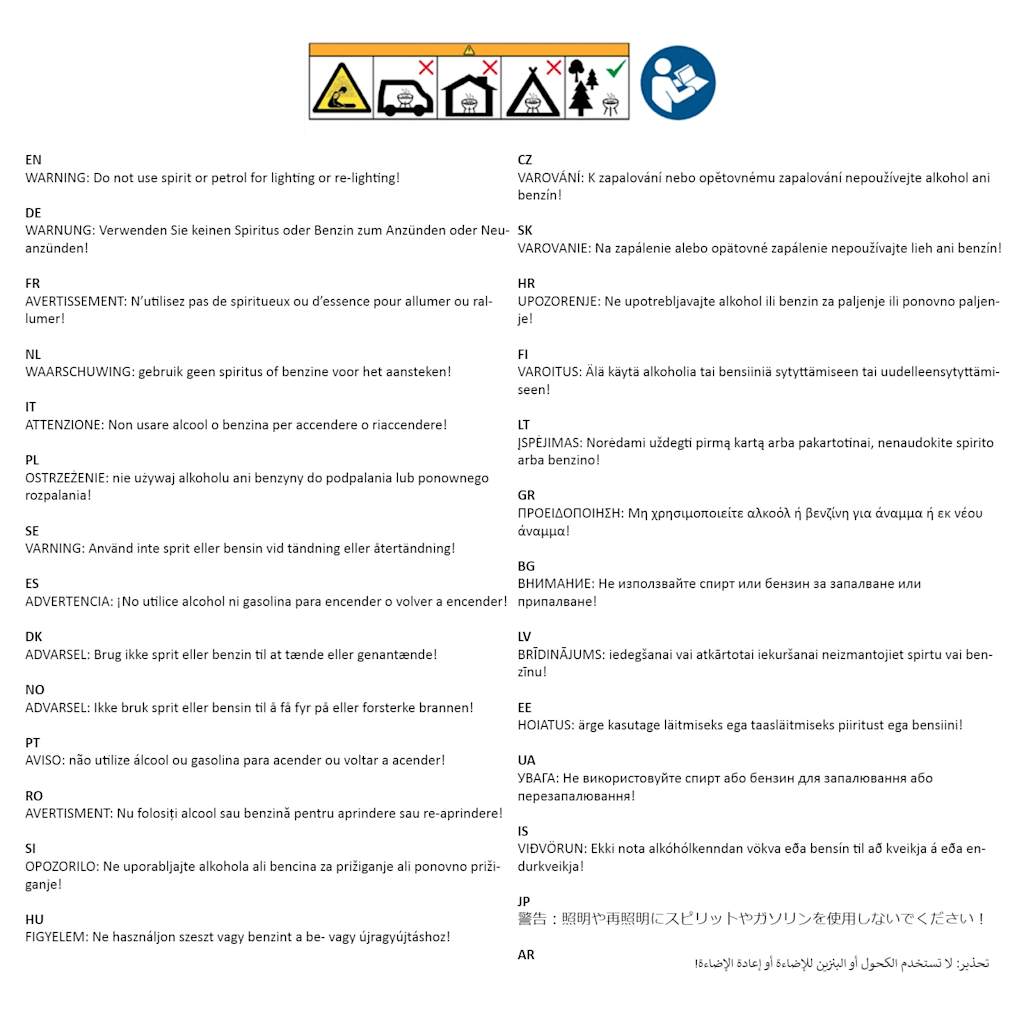 Barbecue con Affumicatore Nevada XL Nero 40254