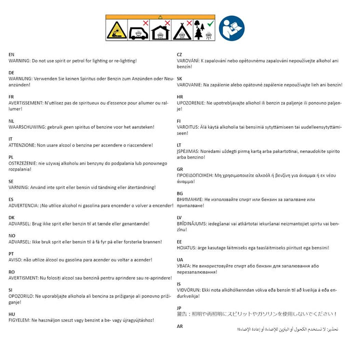 Barbecue con Affumicatore Nevada XL Nero 40254