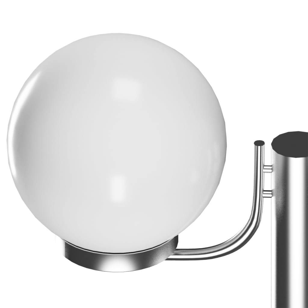 Lampione da Giardino con 2 Lampade 220 cm 40390