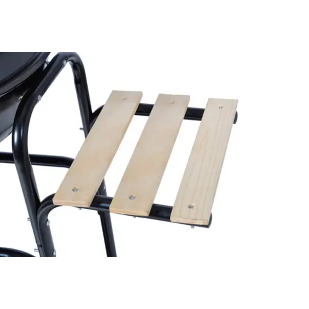 Barbecue a legna e carbone Michigan XL, barbeque rotondo cod mxl 8960