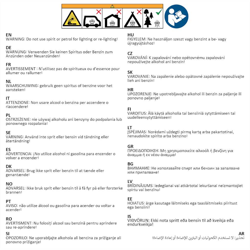 Barbecue a legna e carbone Michigan XL, barbeque rotondo 40448