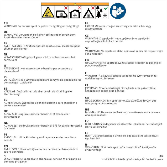 Barbecue a legna e carbone Michigan XL, barbeque rotondo 40448