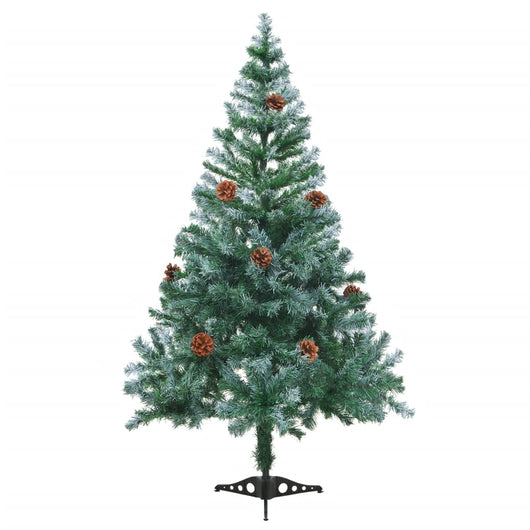 Albero di Natale Artificiale Satinato con Pigne 150 cm 60177