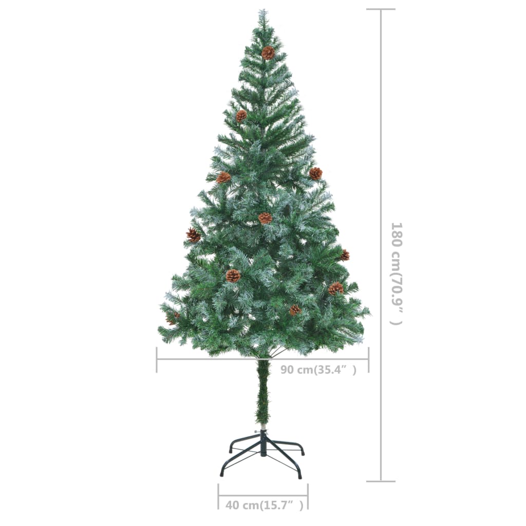 Albero di Natale Artificiale con Pigne 180 cm cod mxl 22535