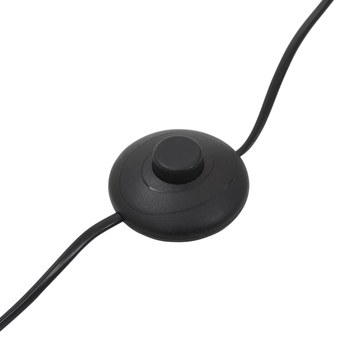 Lampada a Piantana con Supporto in Acciaio 135 cm Beige 60261