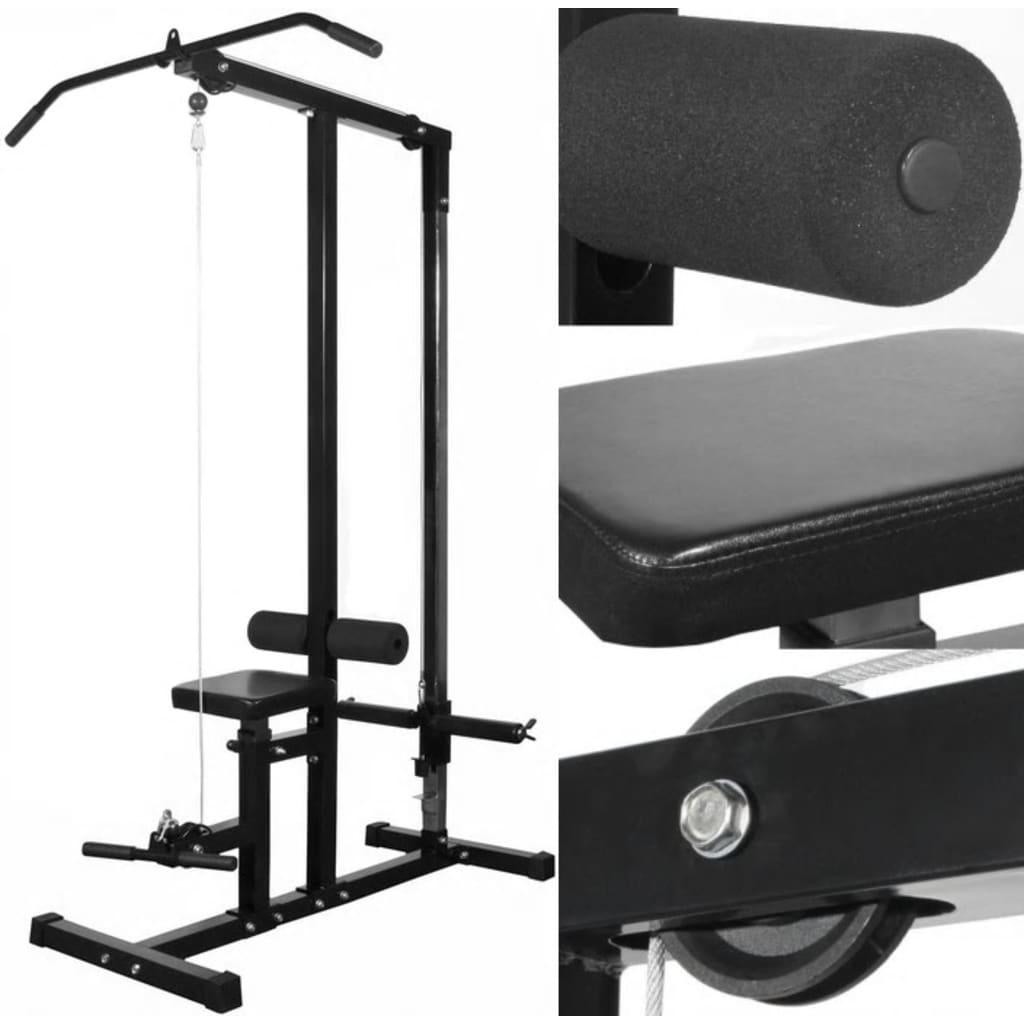 Macchina versatile per esercizi combinati di bodybuilding senza pesi nero 02_0000050