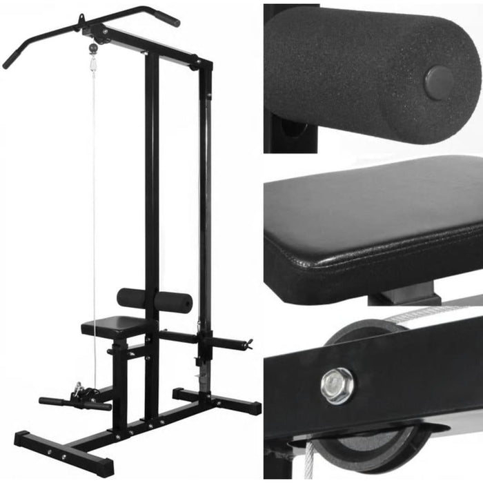 Macchina versatile per esercizi combinati di bodybuilding senza pesi nero 02_0000050