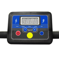 Tapis roulant elettrico 100x35 cm nero e argento 90161