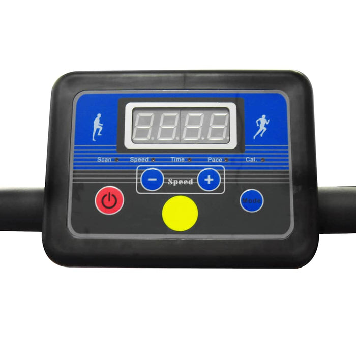 Tapis roulant elettrico 100x35 cm nero e argento 90161