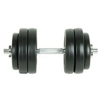 Kit manubri 15 kg 6 dischi fitness sabbia nero 02_0000756