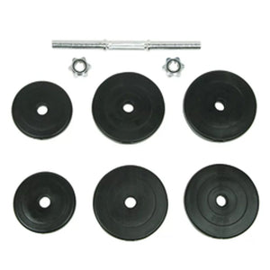 Kit manubri 15 kg 6 dischi fitness sabbia nero 02_0000756