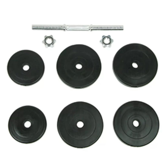 Kit manubri 15 kg 6 dischi fitness sabbia nero 02_0000756