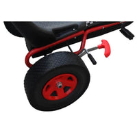 Go-kart a pedali per bambini, sedile regolabile, rosso 90255