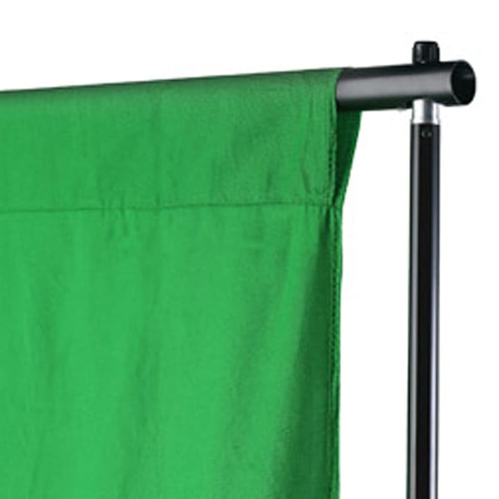 Fondale in Cotone Verde senza Supporto 300x300 cm per Croma Key 190002