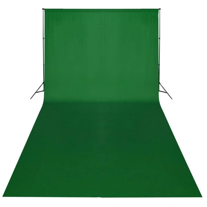 Fondale in Cotone Verde senza Supporto 600x300 cm per Croma Key 190008