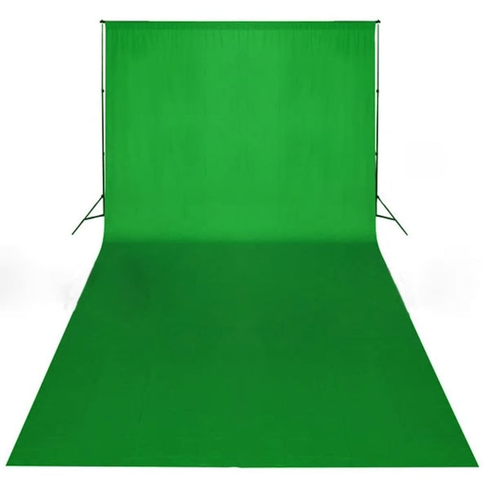 Fondale in Cotone Verde senza Supporto 600x300 cm per Croma Key 190008