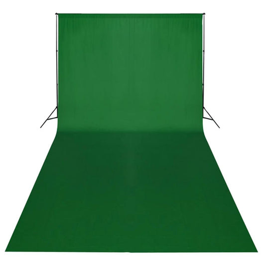 Kit studio e fondale professionale verde 600 x 300 cm e luci 02_0001423