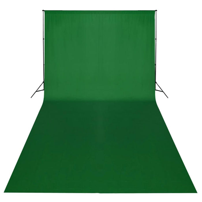 Kit studio e fondale professionale verde 600 x 300 cm e luci 02_0001423