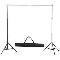 Kit studio e fondale professionale nero 600 x 300 cm e luci 02_0001422