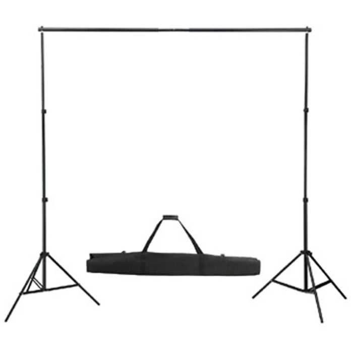 Kit studio e fondale professionale nero 600 x 300 cm e luci 02_0001422